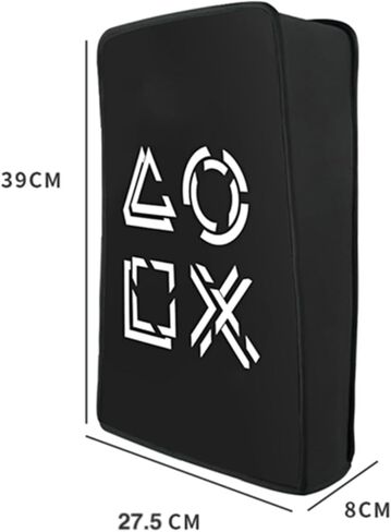 Console Cover for PS5 Console Protection Dust Cover PS5 Dustproof Anti-Scratch Anti-Fall Waterproof Protector Case for Sony PlayStation 5 dust Protection Sleeve in Saudi Arabia