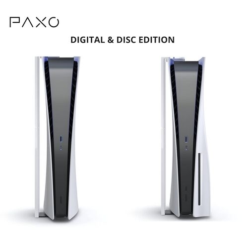 PAXO Stylish PS5 Wall Mount V2 for disc & Digital Version, Black - PlayStation 5 Wall Mount, PS5 Accessories/Wall Mount in Saudi Arabia