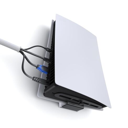 PAXO Stylish PS5 Wall Mount V2 for disc & Digital Version, Black - PlayStation 5 Wall Mount, PS5 Accessories/Wall Mount in Saudi Arabia