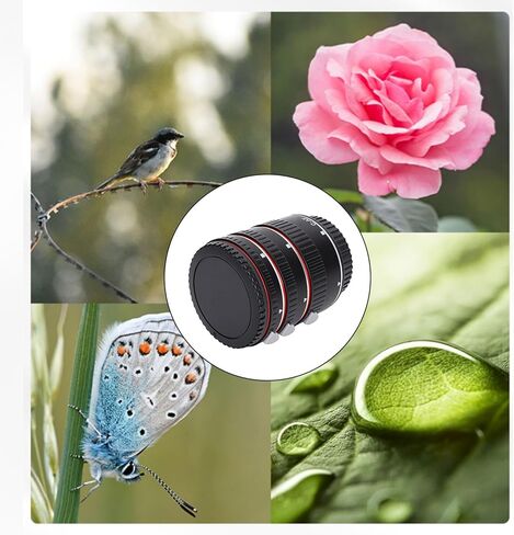 GOWENIC Auto Focus Macro Extension Tube Set for EF EFS Lens DSLR Cameras 13mm 21mm 31mm AF Lens Adapter Tubes in Saudi Arabia