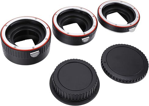 GOWENIC Auto Focus Macro Extension Tube Set for EF EFS Lens DSLR Cameras 13mm 21mm 31mm AF Lens Adapter Tubes in Saudi Arabia
