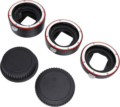 GOWENIC Auto Focus Macro Extension Tube Set for EF EFS Lens DSLR Cameras 13mm 21mm 31mm AF Lens Adapter Tubes in Saudi Arabia