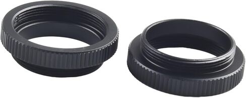 C-CS Ring 5mm, Aluminum Alloy Extension Tube CCTV Lens to CS Body Conversion, Matte Finish Surveillance Accessory (2 Pack) in Saudi Arabia