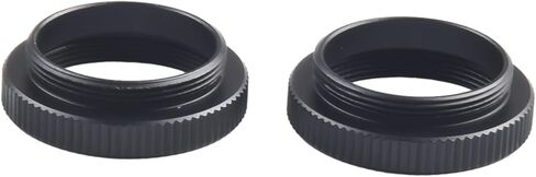 C-CS Ring 5mm, Aluminum Alloy Extension Tube CCTV Lens to CS Body Conversion, Matte Finish Surveillance Accessory (2 Pack) in Saudi Arabia