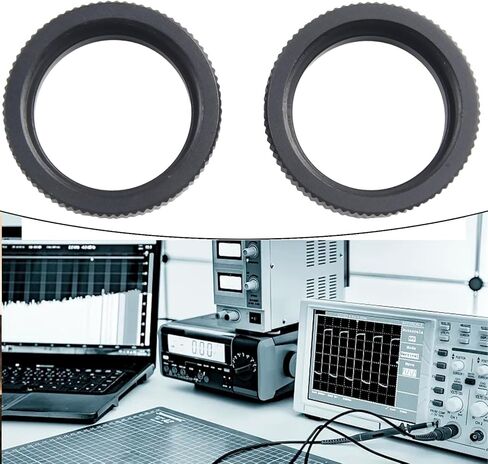 C-CS Ring 5mm, Aluminum Alloy Extension Tube CCTV Lens to CS Body Conversion, Matte Finish Surveillance Accessory (2 Pack) in Saudi Arabia