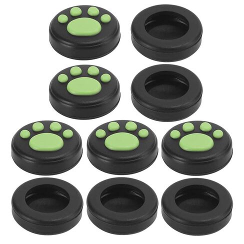 KIMISS Cat Thumb Grips Cover Joystick Rocker Silicone Cap Universal for SwitcHSwitch Lite Professional Accessories for Use (Green claws on black background) in Saudi Arabia