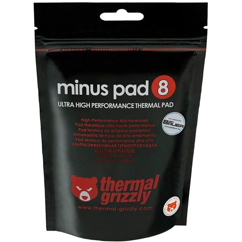 Thermal Grizzly Minus Pad 8 Grizzly Ultra High Performance Thermal Pad 30x30x0.5mm TG-MP8-30-30-05-1R in Saudi Arabia