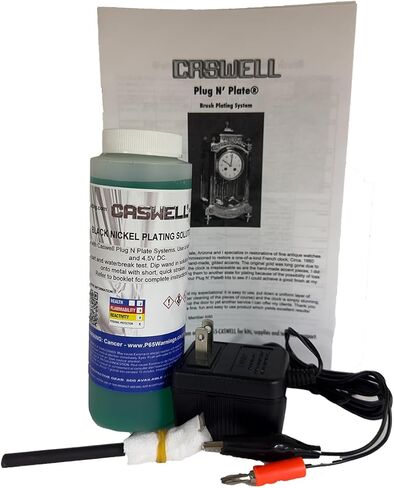 Caswell Plug N' Plate Black Nickel Kit in Saudi Arabia