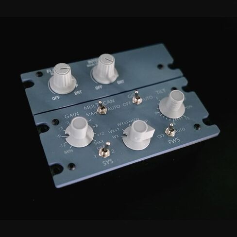 WOWOBONTOY Rowsfire A112 Flight Simulator Panel, 1:1 CKPT-LT+WXR-Radar for MSFS 2020/2024 & X-Plane 12, Compatible with A32X/A33X/A35X, Home Cockpit Hardware in Kuwait