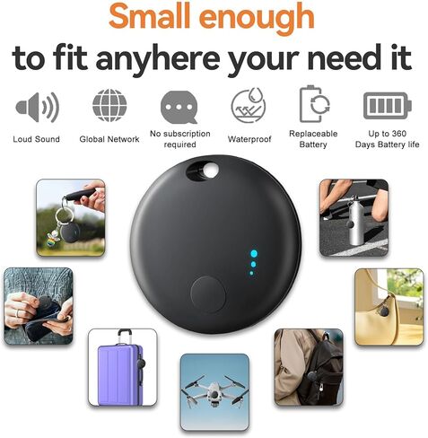 العلامات الذكية - 4 حزم Android، علامات تعقب الهواء لنظام Android، علامات Bluetooth الذكية، جهاز تعقب الأمتعة يعمل مع تطبيق Find Hub من Google، محدد موقع عناصر Key Finders للمفاتيح والمحافظ وحقائب السفر in Kuwait