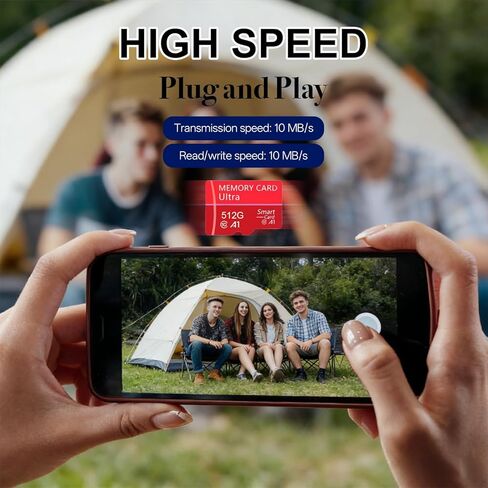 256GB Micro SD Card, Japanese Precision Manufacturing 4K Camera Pro, A2 V30 for Smartphone, Gopro, Action Cams, 4K UHD Video Recording, R/W up to 30/30 MB/s, with Adapter(Red) in Saudi Arabia