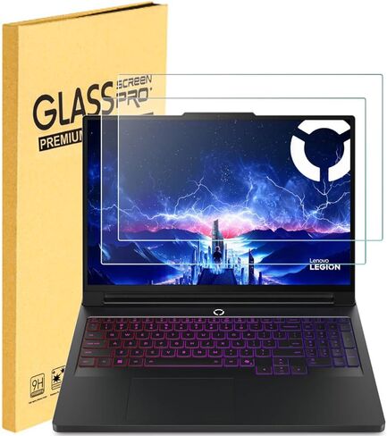 2 واقي شاشة من الزجاج المقسى لجهاز Lenovo Legion 5 Pro/5i Pro، Legion Pro 7/Pro 7i(Gen 8/9/10)16 بوصة وLenovo Legion 7/Legion 7i، Legion 16 بوصة كمبيوتر محمول 9H فائق الوضوح مقاوم للخدش in Saudi Arabia