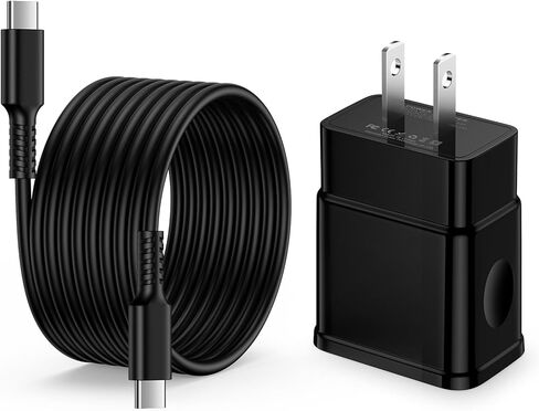 25W Samsung S25 FE Fast Charger Block C to C Charger Samsung S25FE Cord Type C Cable Fast Charging for Galaxy S26/S26+/S26 Ultra/A26/A16/A17/A56/A36/S25 Plus/S25 Edge/A56/S24 Ultra/S24FE/S23 Ultra/S22 in Saudi Arabia