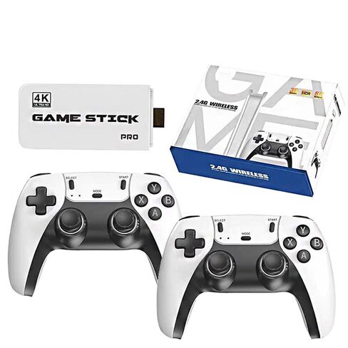 2026 New Retro Gaming Console Pro 4K HDMI with 20,000+ Built-in Classic Video Games, Retro Game Stick with 23 Emulators Plug & Play TV Video Gaming Stick with 64GB Memory (128G With 40000+Games(Black)) in Saudi Arabia