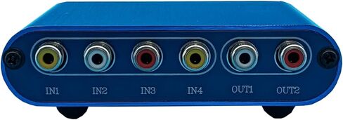 صندوق تحويل الصوت المحوري 4×2 SPDIF - 4 مدخلات و2 مخرجات محدد محول الإشارة الرقمية المحورية للمسرح المنزلي، نظام هاي فاي in Saudi Arabia