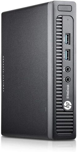 HP EliteDesk 705 G3 Mini Computer Desktop PC, AMD PRO A12-9800E, 8GB RAM, 256GB SSD, USB WiFi, Bluetooth, Windows 11 Pro (Renewed) Tiny PC in Saudi Arabia