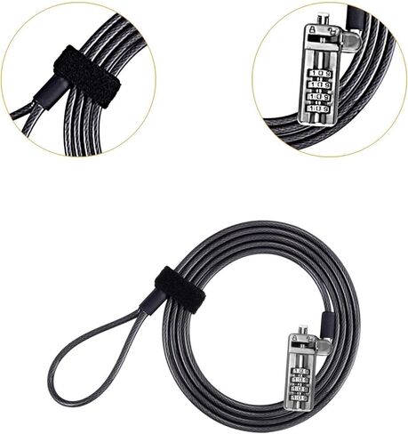 Anti Laptop Lock Security Portable Premium Computer Combination Lock in Saudi Arabia
