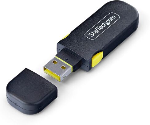 StarTech USB-A Port Blocker Key with 4X Latching USB-A Dust Cover Plugs, Snap-in Port Protectors for Laptops and Computers in Saudi Arabia