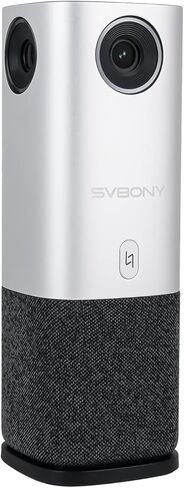 SVBONY SVN A1 360 Camera for Conference Room, 5MP 1080P HD Webcam with AI Driven Speaker Tracking,16.5 FT Mic Pickup, Noise Cancellation,Plug & Play, Compatible with Zoom/Teams/Meet for Small Meeting in Saudi Arabia