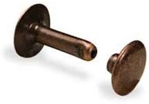 Tandy Leather Rapid Rivets Large Antique Copper Nickel Free Plate 100/pk 1275-14 in Saudi Arabia