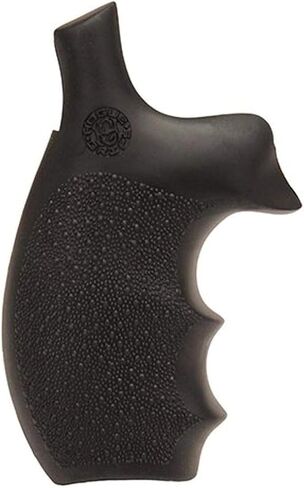 Hogue Bantam Style Rubber Grip for S&W K or L Frame Round Butt Revolvers, Black - 62000 in Saudi Arabia