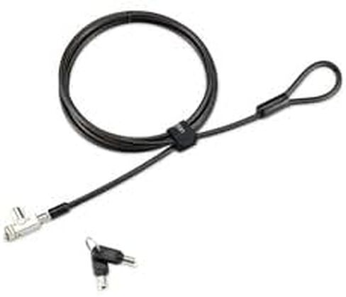 قفل كمبيوتر محمول بمفتاح من Kensington PortLock لفتحات قفل USB-C، وكابل من الفولاذ الكربوني المضاد للسرقة، يناسب فتحات أمان USB-C، وأجهزة MacBook M1/M2/M3/M4 وأجهزة USB-C (K64546WW) أسود in Kuwait