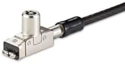 قفل كمبيوتر محمول بمفتاح من Kensington PortLock لفتحات قفل USB-C، وكابل من الفولاذ الكربوني المضاد للسرقة، يناسب فتحات أمان USB-C، وأجهزة MacBook M1/M2/M3/M4 وأجهزة USB-C (K64546WW) أسود in Kuwait