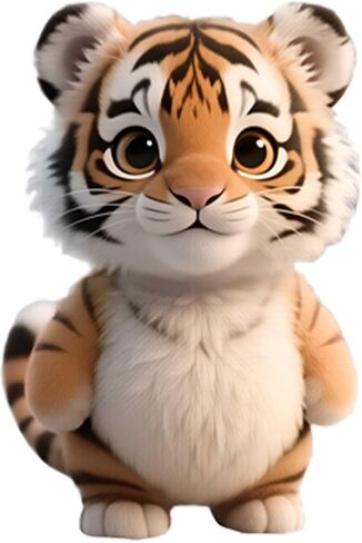 Adorable Baby Tiger Dust Plug Acrylic Charms for electronic products,Type-C Charging Port Dust Plugs Pendant Compatible with E-Reader Phone Tablet, Gift for Christmas, Birthday, Anniversary Day in Saudi Arabia