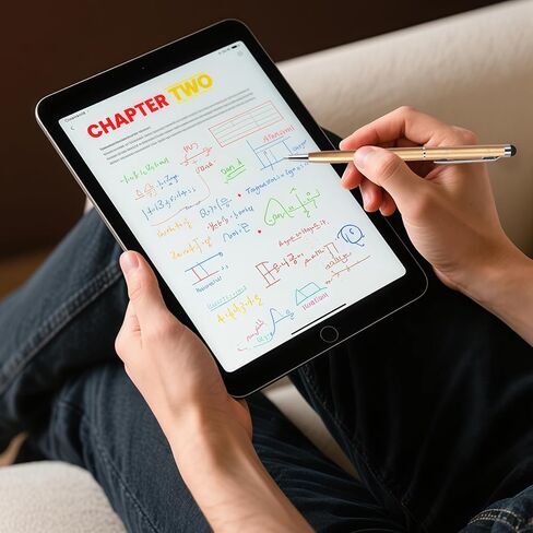 5-Pack Dual-Function Stylus Pens for Touch Screens & Writing - Compatible with iPad, iPhone, in Saudi Arabia