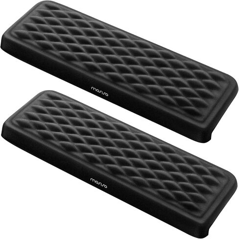 MOSISO Arm Rest for Desk, L-Shaped Desk Elbow Pad for Desk, Memory Foam Elbow Pads with Non-Slip Base, 2 Pcs Ergonomic Massage Desk Edge Cushion & Wrist Rest for Computer Keyboard, Apricot in Saudi Arabia
