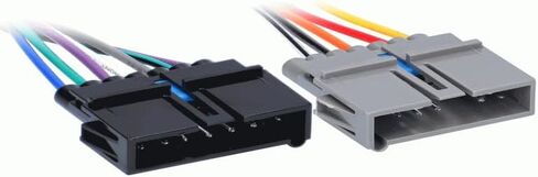 Single DIN Car Stereo Install Kit Compatible with Dodge Dakota for 1987, 1988, 1989, 1990, 1991, 1992, 1993, 1994, 1995, 1996, 1997, 1998, 1999, & 2000 - No Factory Amplified System in Saudi Arabia