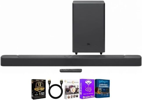 JBL BAR21DBMKIT1 Bar 2.1 Deep Bass MK2 Soundbar with 6.5 inch Wireless Subwoofer Powerful Bass Bluetooth HDMI ARC Cabl in Saudi Arabia