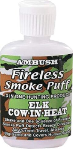 Moccasin Joe Fireless Smoke Puff Elk Wind Checker-1.5 oz in Saudi Arabia