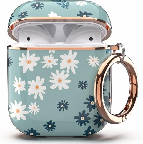 TATOFY for AirPod Pro 3 Case (2025) with Phone Stand Lanyard Lock Cleaning Kit, Compatible with Magsafe, Flowers Hard AirPods Pro 3rd Generation Cover for Women (Purple, AirPods Pro 3) in Saudi Arabia