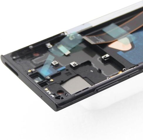 قطعة بديلة لشاشة OLED لهاتف Samsung Galaxy Note20 Ultra 5G، مجموعة عرض رقمية تعمل باللمس مع إطار ومجموعة أدوات، 120 هرتز، تدعم بصمة الإصبع (أسود، SM-N986B، SM-N986B/DS، SM-N986U) in Kuwait