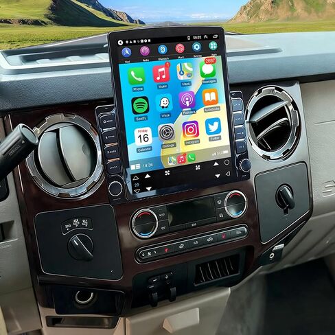 Double Din Radio Stereo for Ford F250 F350 F450 F550 Super Duty 2006-2014 with Wireless Carplay & Android Auto,9.7 Inch Android 15 Car Audio Receiver GPS Navigation Unit with BT Head Unit WiFi SWC in Saudi Arabia