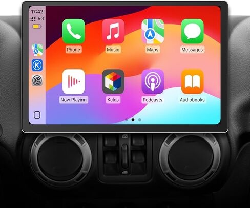 AWESAFE 4Core 64GB Car Radio Stereo Upgrade for Jeep Wrangler JK 2007-2018 Dodge Ram 1500 2500 2009-2012 with Backup Camera Android Auto CarPlay in Saudi Arabia