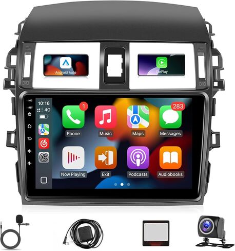 Car Radio Stereo for Toyota Corolla 2009 2010 2011 2012 2013(with J.B.L Version), 2+32GB 9" Touchscreen Head Unit for Corolla with Wireless Carplay Android Auto Mirrorlink, GPS, WiFi, BT, FM + Canbus in Saudi Arabia