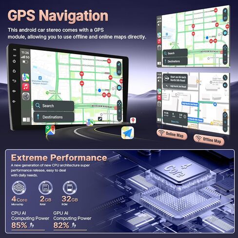 Car Radio Stereo for Toyota Corolla 2009 2010 2011 2012 2013(with J.B.L Version), 2+32GB 9" Touchscreen Head Unit for Corolla with Wireless Carplay Android Auto Mirrorlink, GPS, WiFi, BT, FM + Canbus in Saudi Arabia
