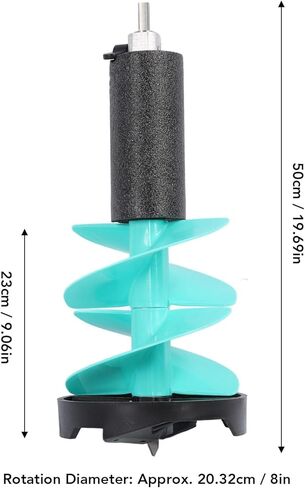Goshyda Electric Ice Fishing Auger Incisive Blades Drill Bit for Thick Ice 8in Diameter for Enthusiasts and Professionals Aluminum Alloy Nylon in Saudi Arabia