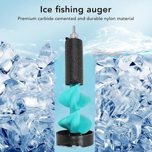 VBESTLIFE 6in Ice Auger Kit Incisive Blades Adapter Floating Auger for Emergency Situations, Premium Metal, Ice Drill in Saudi Arabia