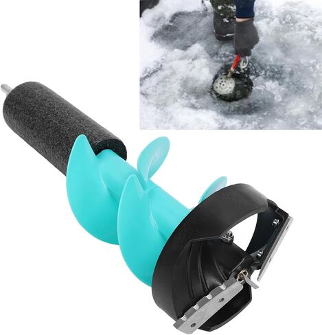 VBESTLIFE 6in Ice Auger Kit Incisive Blades Adapter Floating Auger for Emergency Situations, Premium Metal, Ice Drill in Saudi Arabia