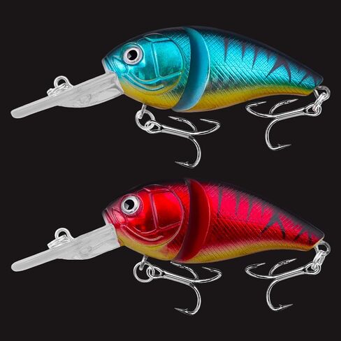 Lifelike Fishing Lures, Segmented Swimbait Jointed Fishing Hard Bait, Swimbait for Bass, Crankbait Hard Baits for Bass Trout Crappie Walleye Pike Salmon Freshwater and Saltwater in Saudi Arabia