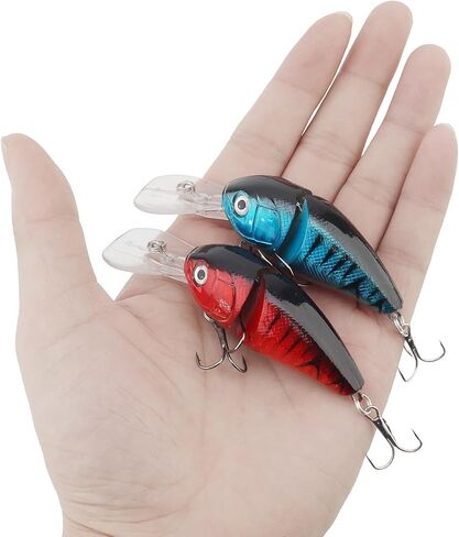 Lifelike Fishing Lures, Segmented Swimbait Jointed Fishing Hard Bait, Swimbait for Bass, Crankbait Hard Baits for Bass Trout Crappie Walleye Pike Salmon Freshwater and Saltwater in Saudi Arabia