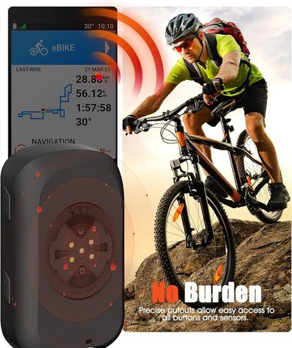 حافظة من السيليكون متوافقة مع حافظة Garmin Edge 540/540 Solar / 840/840 Solar + 2 واقي شاشة من الزجاج المقسى، غطاء سيليكون ناعم حماية شاملة ضد الصدمات in Kuwait