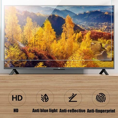 AIZYR Anti Reflection/Anti Scratch Matte TV Screen Protector Guard, 75" 77" 82" 85" Eye Protection Anti Glare Film/Anti Scratch Soft PET Matte Monitors Filter, 1Pack,85inch 1902x1089mm in Saudi Arabia