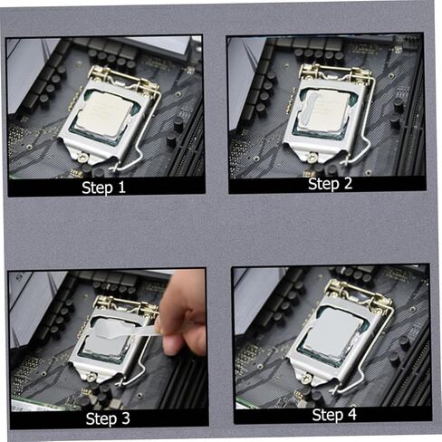 Vaguelly Thermal Paste and Heat Sink Grease Set with 8w Thermal Conductivity for CPU Gpu Cooling Non-Curing Silicone Kit with Applicator and Finger Covers for Computer Components in Saudi Arabia