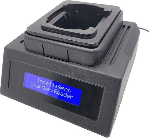 Rapid Desktop Charger & Data Reader Compatible with Motorola Impres & Impres 2 APX5000 APX6000 APX6000LI APX6000XE APX7000 APX7000XE APX8000 APX8000XE SPX2200 | Power Supply and Cord Inc | Made In USA in Saudi Arabia