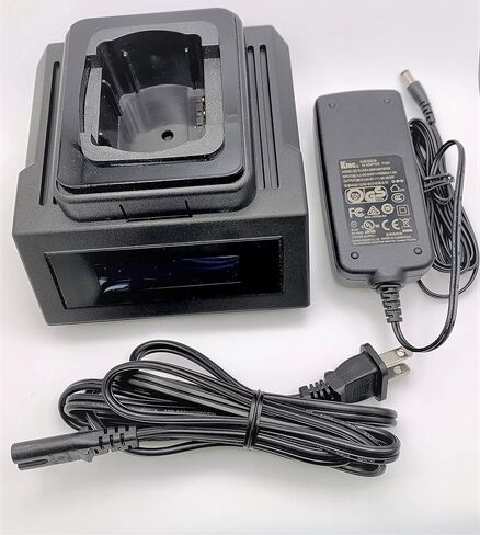 Rapid Desktop Charger & Data Reader Compatible with Motorola Impres & Impres 2 APX5000 APX6000 APX6000LI APX6000XE APX7000 APX7000XE APX8000 APX8000XE SPX2200 | Power Supply and Cord Inc | Made In USA in Saudi Arabia