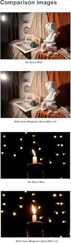 Kase KW Revolution Plus Magnetic Shockproof Black Mist 1/8 Filter Low Reflection Optical Glass (82, Millimeters) in Saudi Arabia